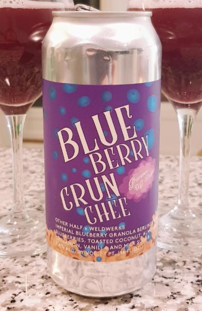 Blueberry Crunchee (2020) 7.4%, Other Half Brewing Co., United States