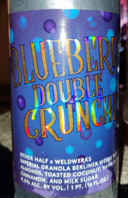Blueberry Double Crunchee 9.5%, Other Half Brewing Co., United States