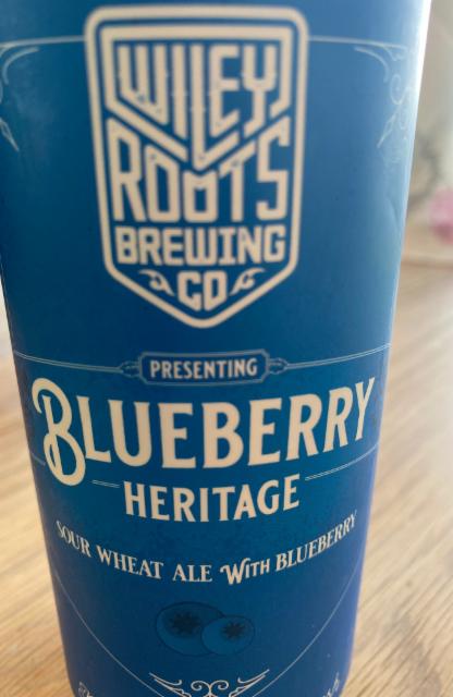 Blueberry heritage 5.3%, Wiley Roots Brewing Company, United States