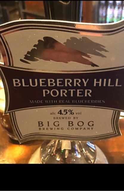 Blueberry Hill Porter 4.5%, Big Bog Brewing Company, England