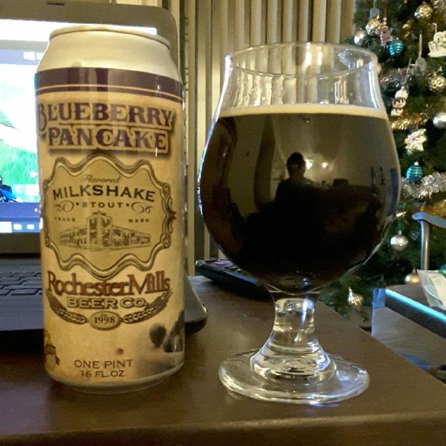Blueberry Pancake Milkshake Stout 5.2%, Rochester Mills Beer Company, United States