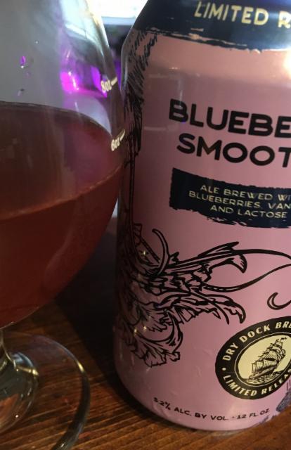 Blueberry Smoothie 5.2%, Dry Dock Brewing Company, United States