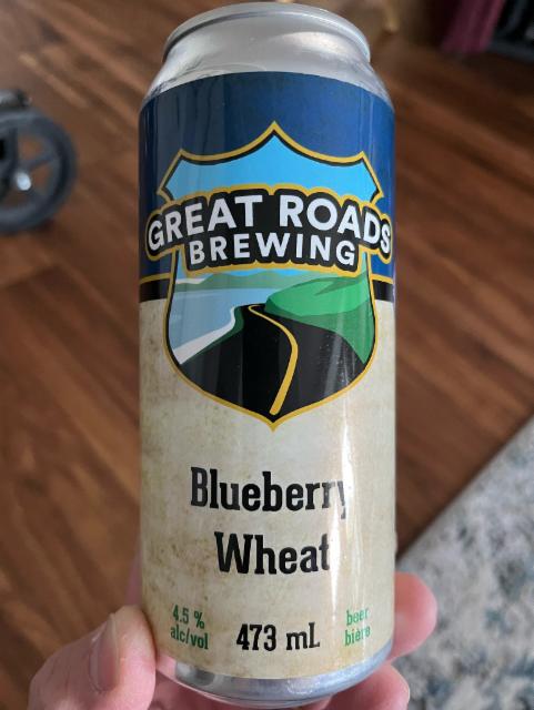 Blueberry Wheat, Great Roads Brewery
