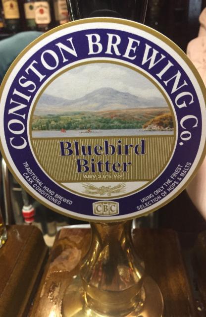 Bluebird Bitter 4.2%, Coniston Brewery, England