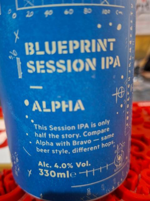 Blueprint 4.0%, Sawmill Brewery, New Zealand