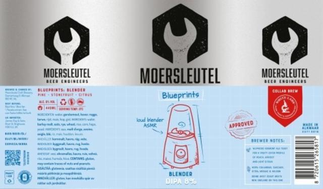 Blueprints - Blender 8.0%, Brouwerij De Moersleutel, Netherlands