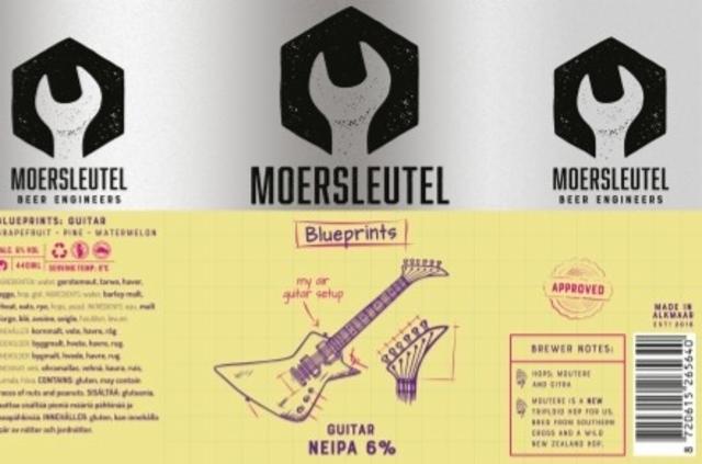 Blueprints - Guitar 6.0%, Brouwerij De Moersleutel, Netherlands