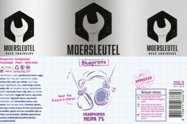 Blueprints - Headphones 7.0%, Brouwerij De Moersleutel, Netherlands