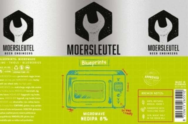 Blueprints - Microwave 8.0%, Brouwerij De Moersleutel, Netherlands
