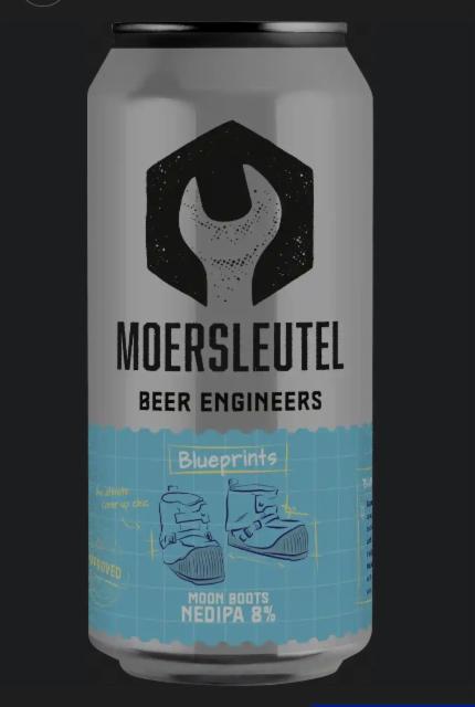 blueprints - moon boots 8.0%, Brouwerij De Moersleutel, Netherlands