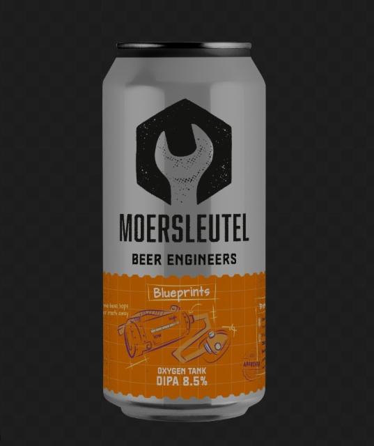 Blueprints - oxygen tank 8.5%, Brouwerij De Moersleutel, Netherlands