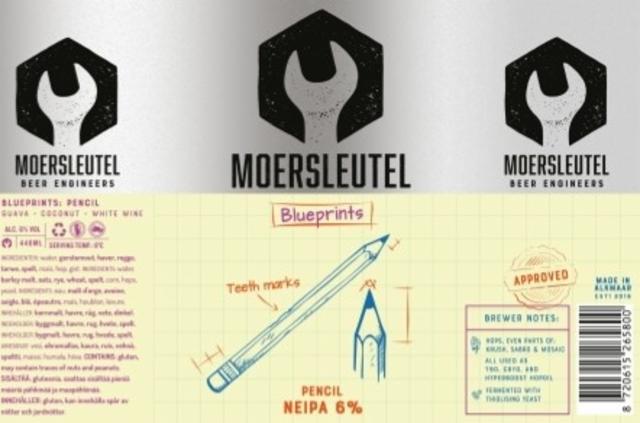 Blueprints - Pencil, Brouwerij De Moersleutel