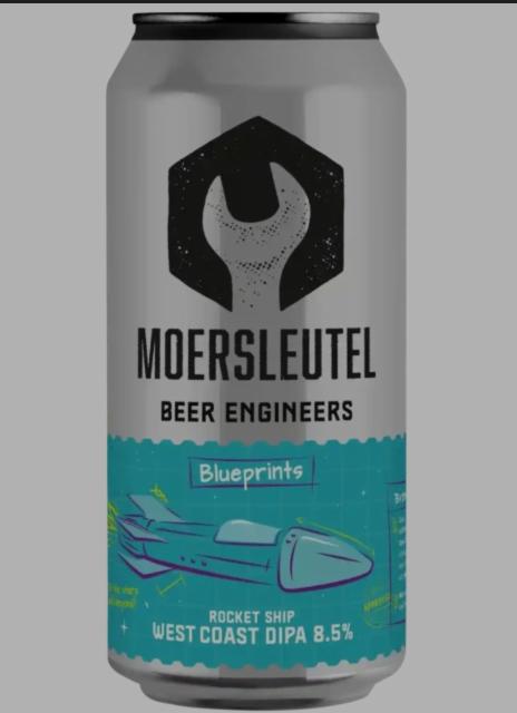 Blueprints - rocket ship 8.5%, Brouwerij De Moersleutel, Netherlands
