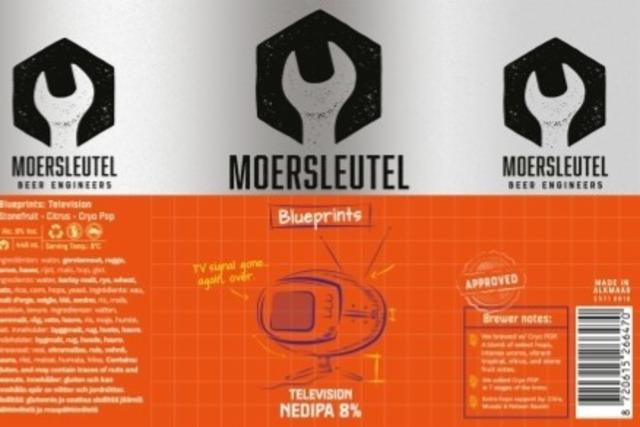 Blueprints - Television 8.0%, Brouwerij De Moersleutel, Netherlands