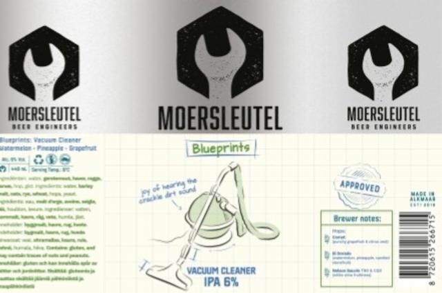 Blueprints - Vacuum Cleaner 6.0%, Brouwerij De Moersleutel, Netherlands