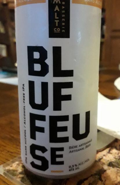 Bluffeuse 0.0%, Brasserie MaltCo, Canada