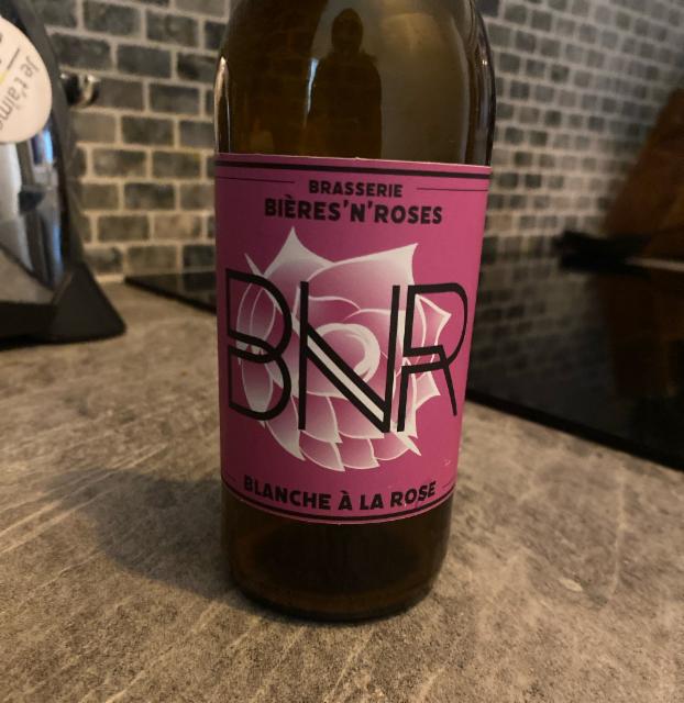 BNR blanche à la rose, Brasserie BNR - Bières'N'Roses