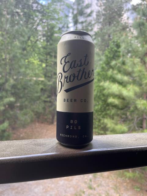 Bo Pils 5.0%, East Brother Beer Company, United States