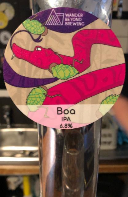 Boa 6.8%, Wander Beyond Brewing, England