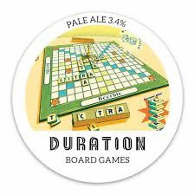 Board games 3.4%, Duration Brewing, England