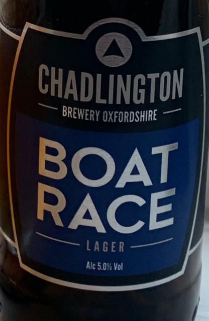 Boat Race Lager, Chadlington Brewery Limited