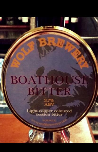 Boathouse Bitter 3.7%, The Wolf Brewery, England