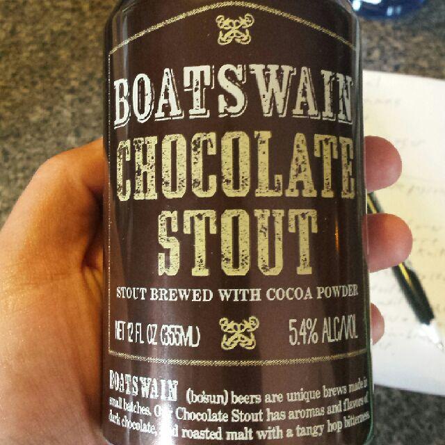 Boatswain Chocolate Stout, Rhinelander Brewing Company