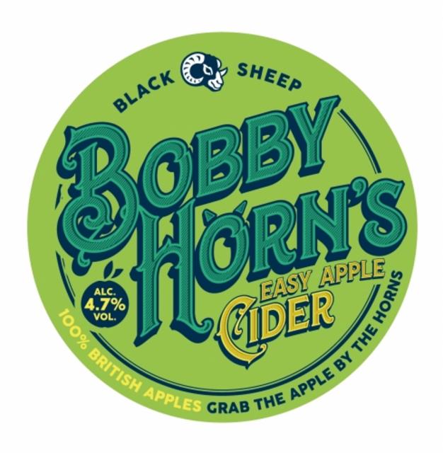 Bobby Horns Easy Apple Cider 4.7%, The Black Sheep Brewery, England