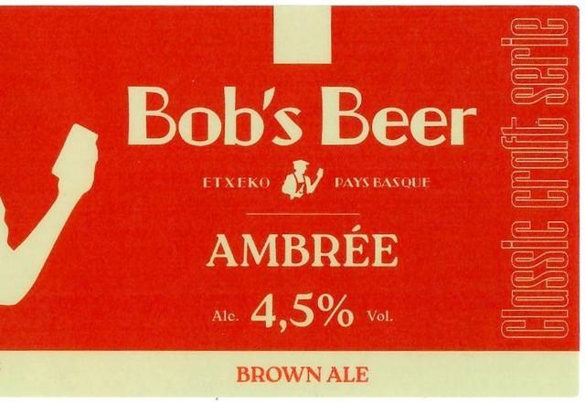 Bob's Beer Ambrée 4.5%, Etxeko Bob's Beer, France