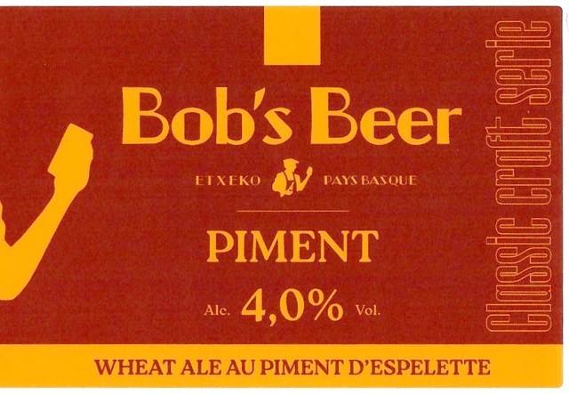 Bob's Beer Piment, Etxeko Bob's Beer