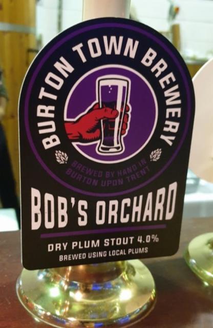 Bob's Orchard 4.0%, Burton Town Brewery, England