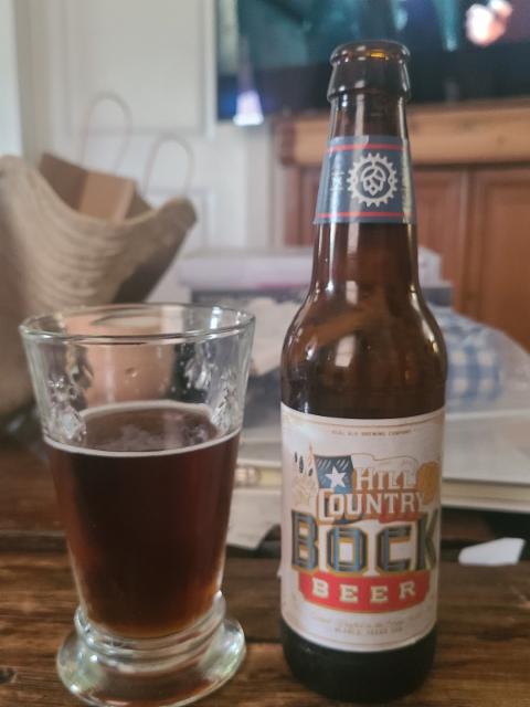 bock 4.9%, Real Ale Brewing Company, United States