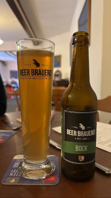 Bock 7.0%, Beer Brauerei, Germany