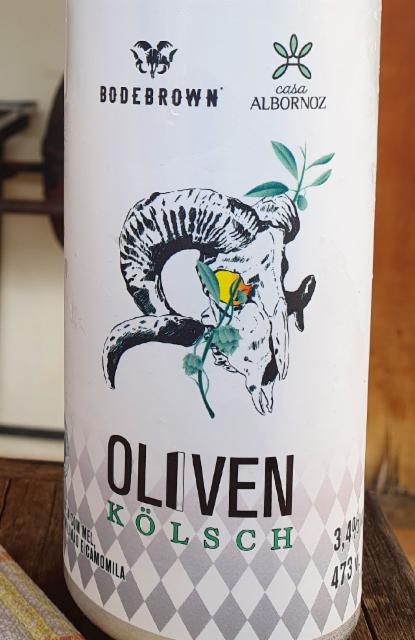 bodebrown oliven kölsch 3.4%, Cervejaria Bodebrown, Brazil
