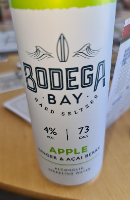 Hard Seltzer - Apple, Ginger & Açai Berry, Bodega Bay