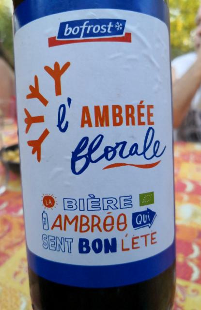 Bofrost L'Ambrée Florale 6.0%, Brasserie La Dilettante, France