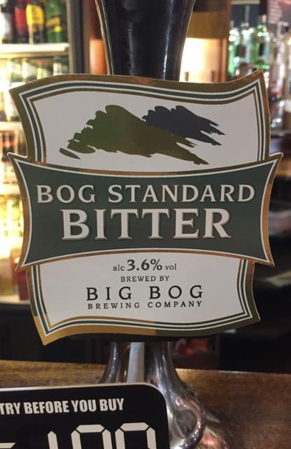 Bog Standard Bitter 3.6%, Big Bog Brewing Company, England