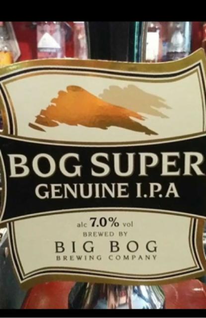 Bog Super Genuine IPA 7.0%, Big Bog Brewing Company, England