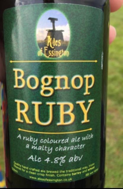 Bognop Ruby 4.8%, Morton Brewery, England