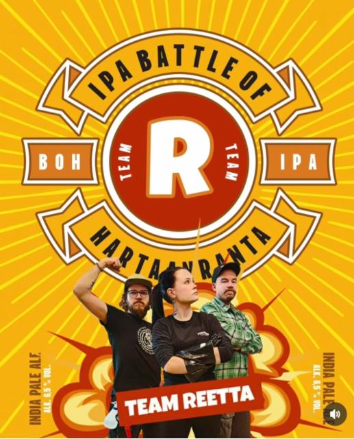 Battle Of Hartaanranta IPA #2 (Team R) 6.5%, Varikko Panimo, Finland