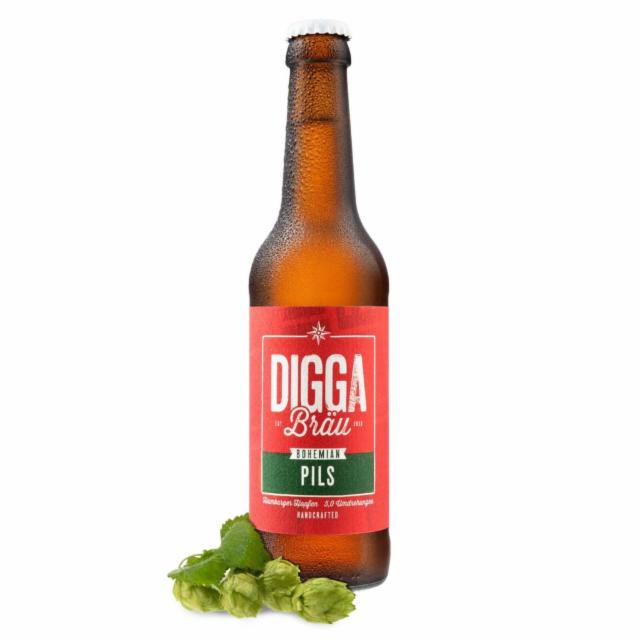 Bohemian Pils 5.0%, Digga Bräu, Germany