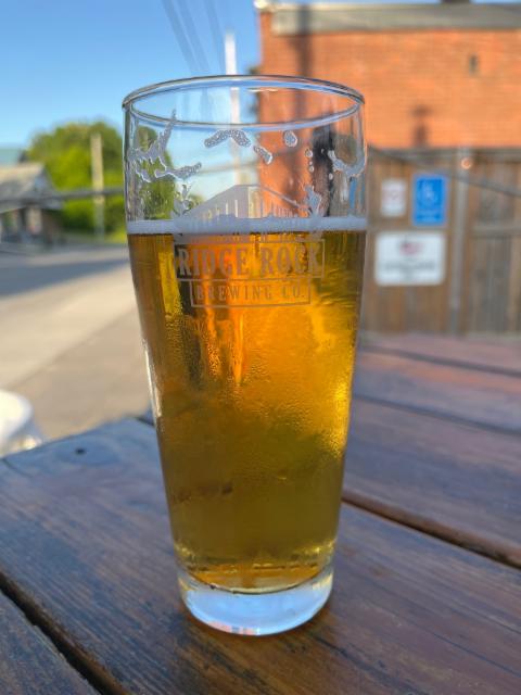 Bohemian Pilsner, Ridge Rock Brewing co.