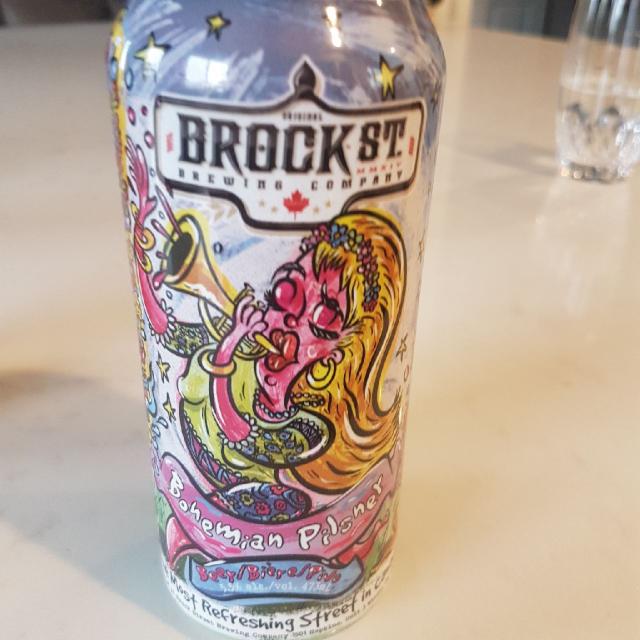 Bohemian pilsner 5.0%, Brock St. Brewing Company, Canada