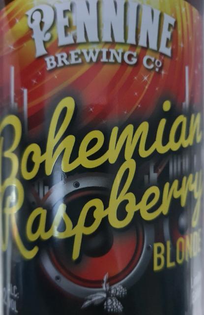 bohemian raspberry 4.2%, Pennine Brewing Co., England