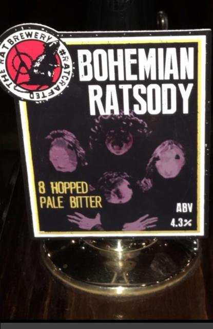 Bohemian Ratsody 4.3%, The Rat Brewery, England