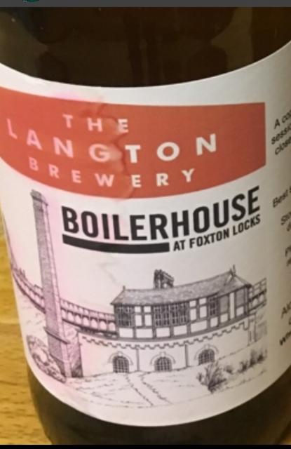 Boilerhouse At Foxton Locks 3.9%, Langton Brewery, England