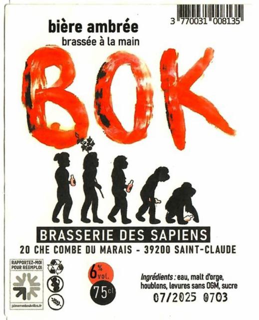 Bok, Brasserie Des Sapiens