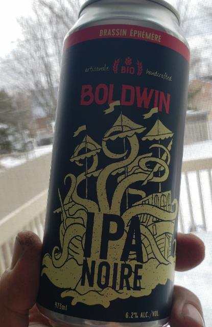 Boldwin IPA Noire 6.2%, Boldwin - Bières biologiques, Canada