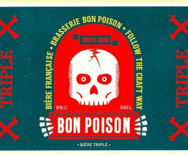 Bon Poison Triple 8.0%, Brasserie Bon Poison, France