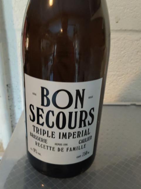 Bon Secours Triple Imperial 9.0%, Brasserie Caulier, Belgium